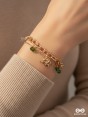 The Jungle King- Golden Layered Bracelet