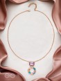 The Pebble Path- Golden Embellished Necklace With Anti-Tarnish Coating 