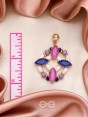 The Rainbow Wreath- Golden Embellished Earrings