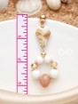 The Sea Jewels- Golden Embellished Earrings