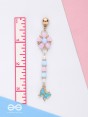 The Hovering Butterfly - Golden Embellished Earrings