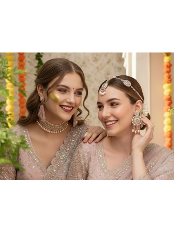 A GLISTENING BLACK PEONY - GOLDEN PEARL NECKPIECE 