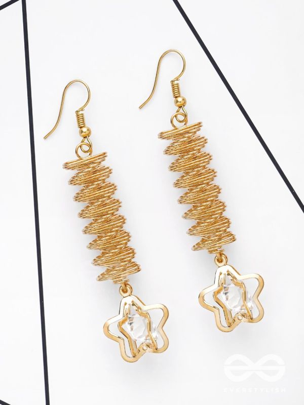 The Spiralling Studded Stars - The Golden Charm Collection