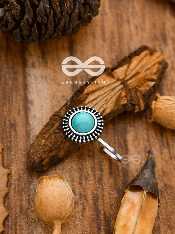 The Bohemian Sun - Turquoise Boho Nosering