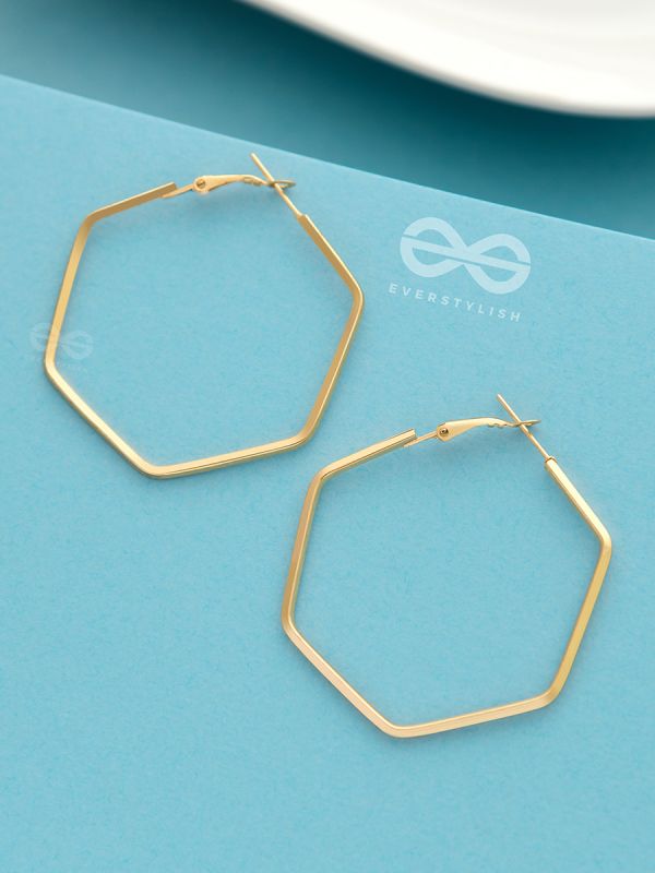 The Hexing Hexagons - Golden Playful Hoops