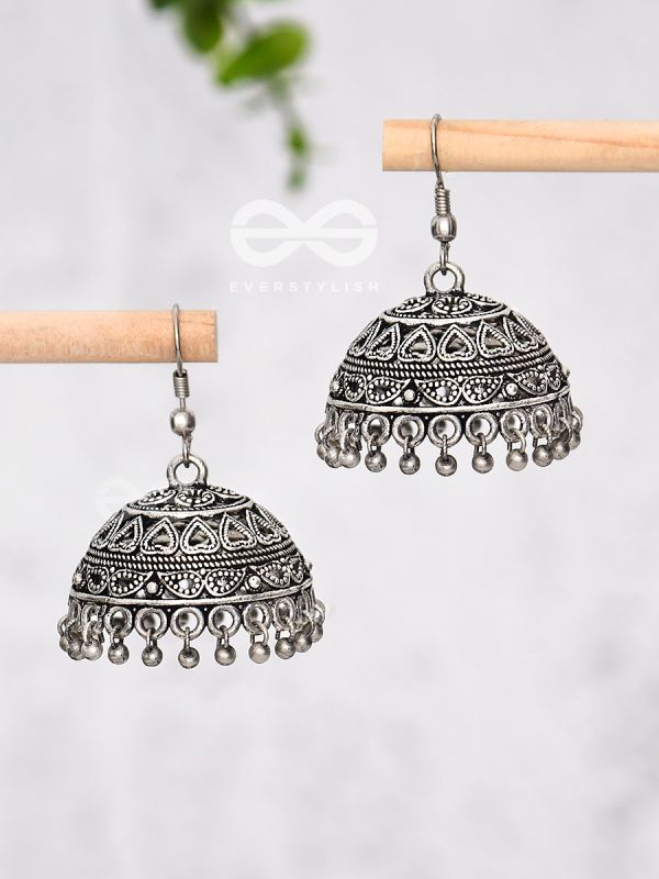 Love on My Ears - Intricate Statement Boho Jhumkas