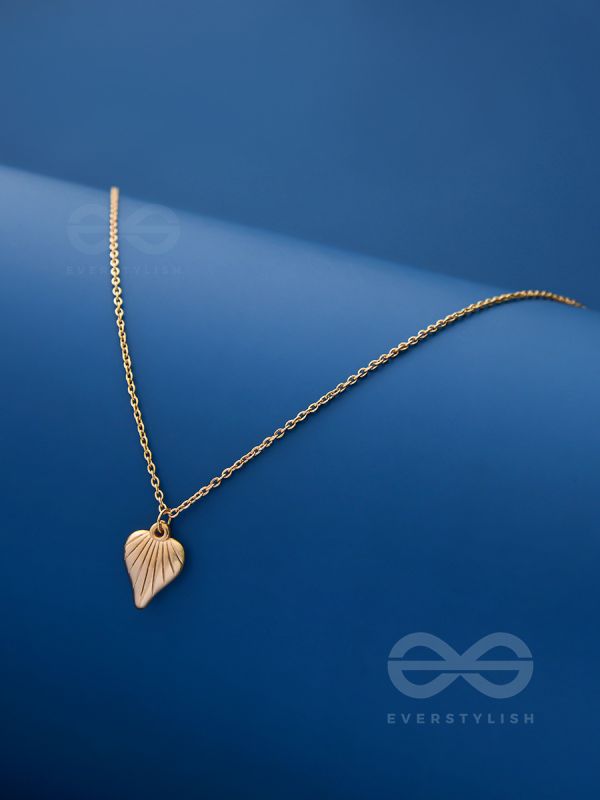 Heart of Sea- Intricate Golden Neckpiece