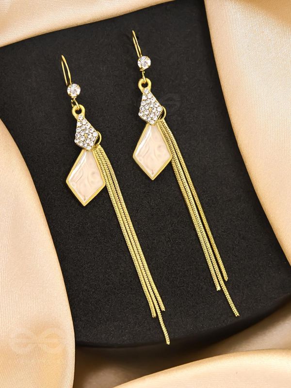 The Golden Rain- Chic Golden Earrings