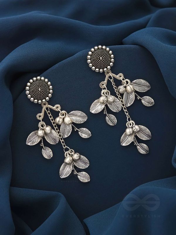 The Black Forest- Classy Oxidized Earrings 