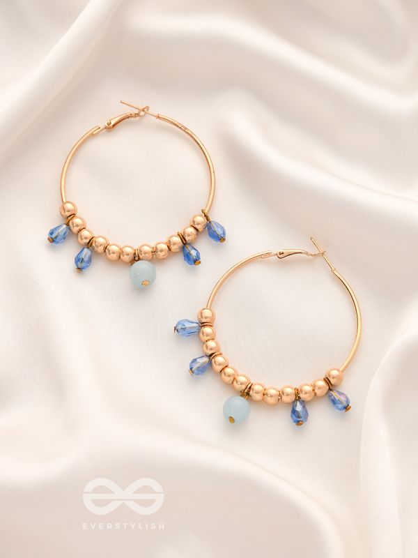 The Sun Shower- Golden Embellished  Earrings