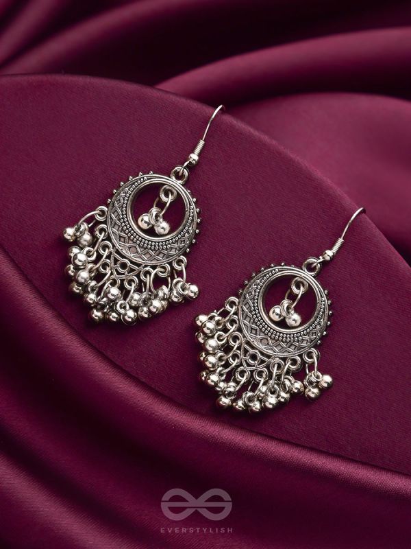 The Rustic Elegance- Oxidised Boho Earrings