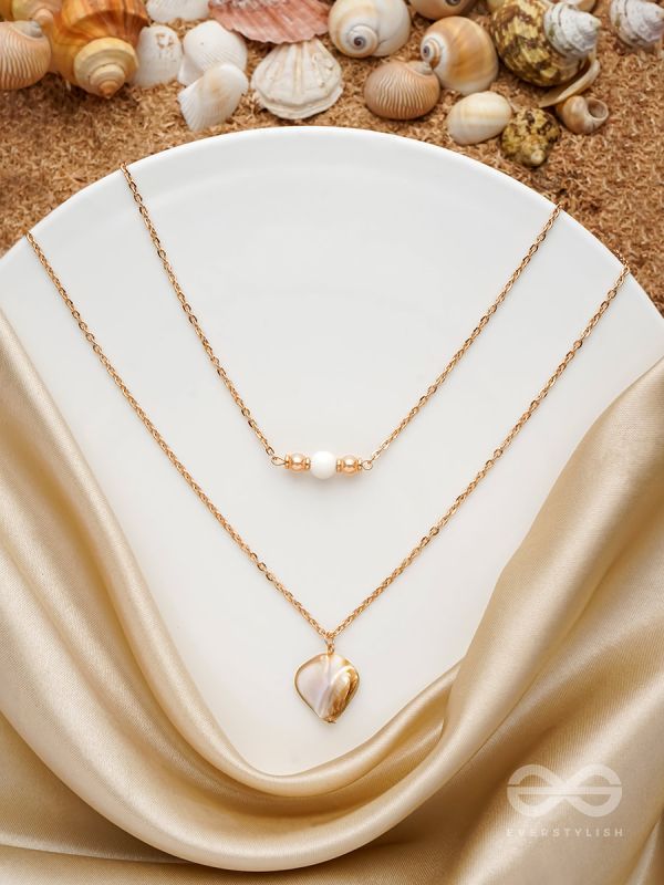 The 'Shell'fish Wish- Golden Layered Necklace