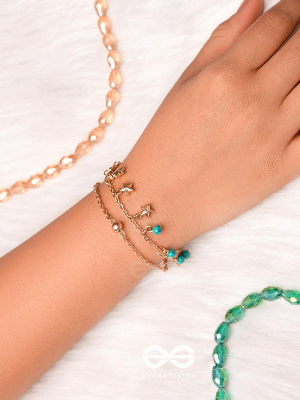 Twinkle Twinkle Lil Star- Golden Embellished Bracelet