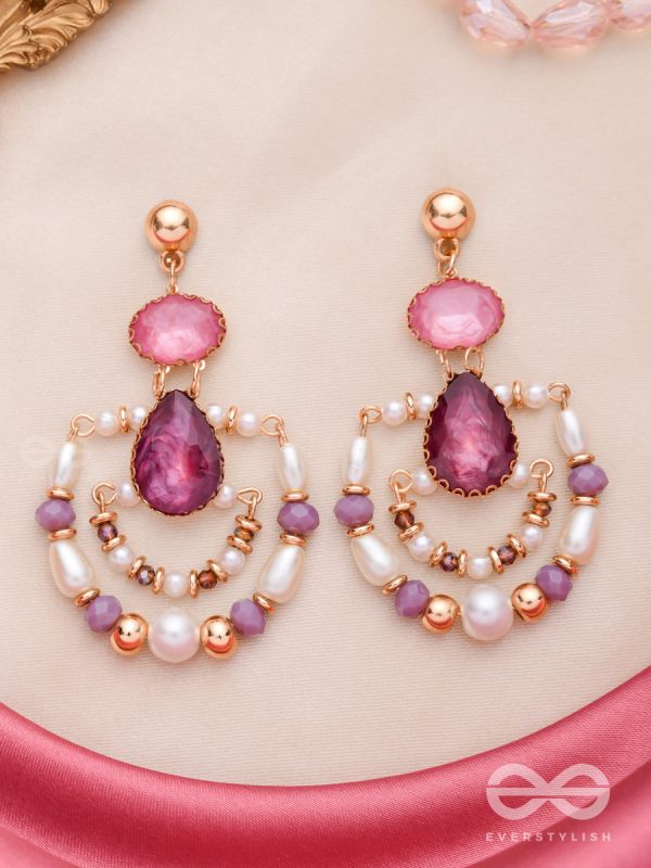 THE BLUSH BEAUTIES - HANDMADE STATEMENT EARRINGS