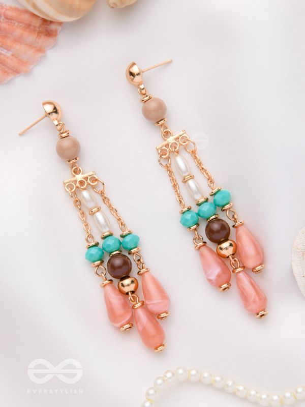 THE WHISPERING CHIMES - BEADED DROP EARRINGS