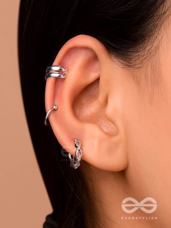 TRIPLE TREBLE - SET OF THREE EAR CUFFS (ONE EAR)