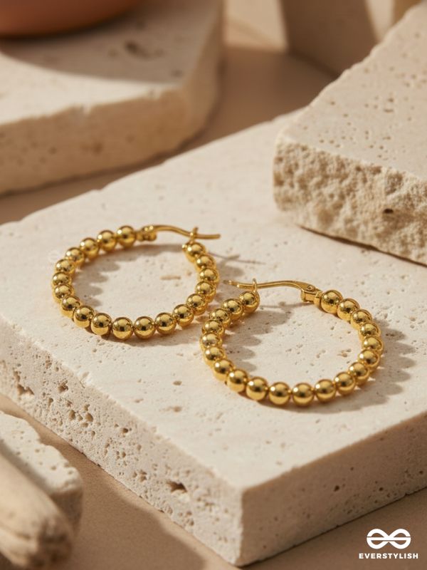 AURELIA HOOPS – CLASSIC STAINLESS STEEL HOOP EARRINGS