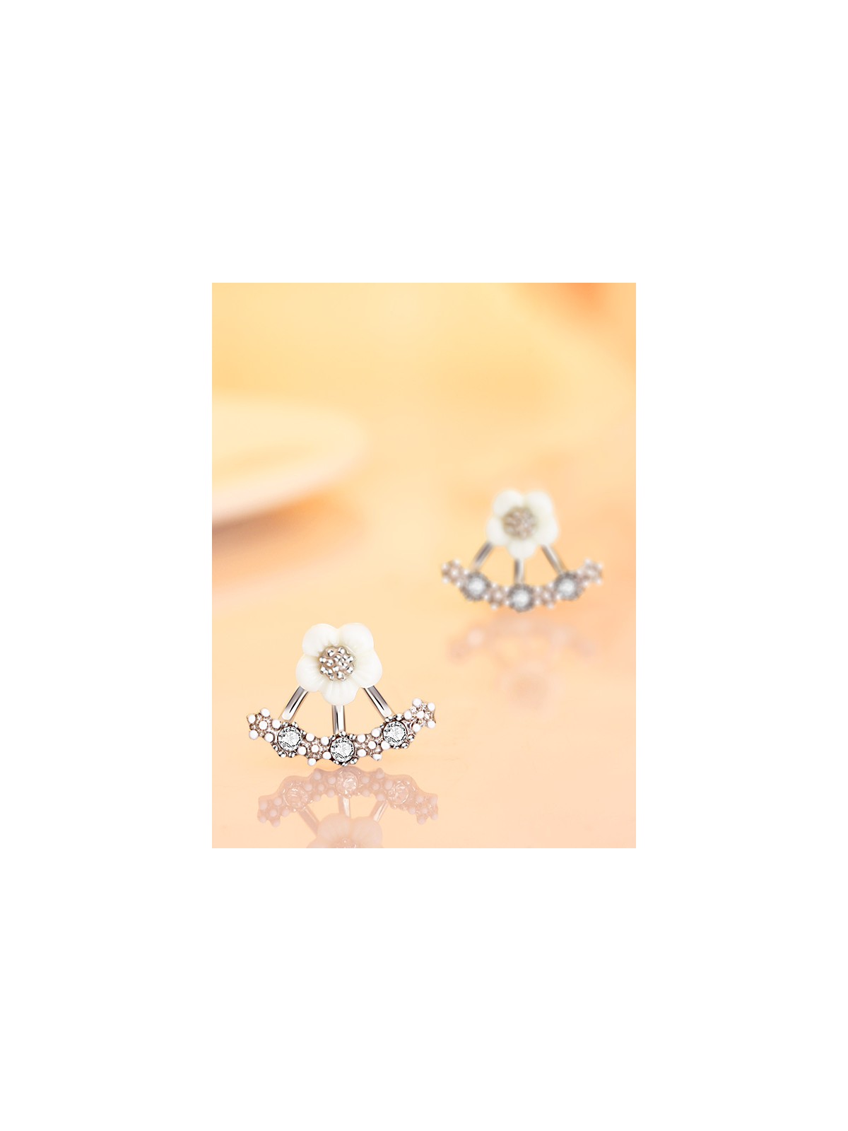 Enamored Anchor CZ Earrings