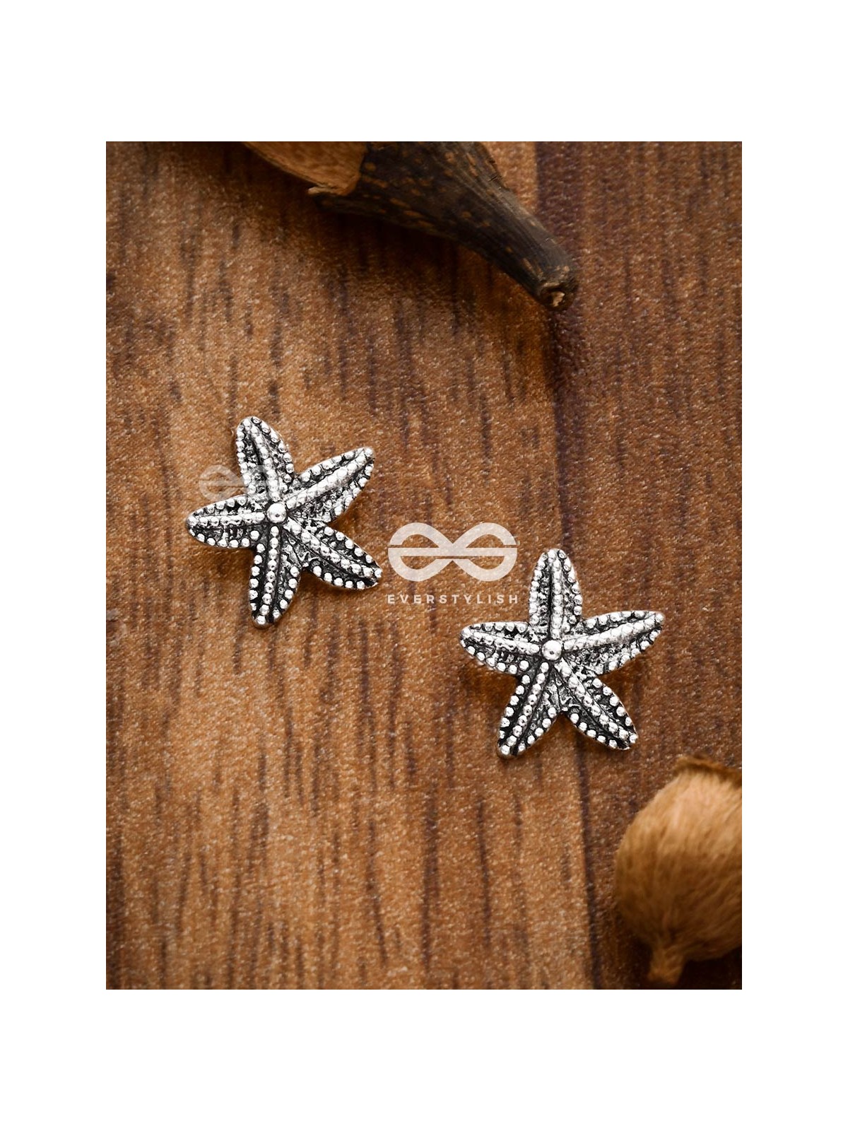 The Little Boho Starfish Studs - Tiny Trinket Earrings