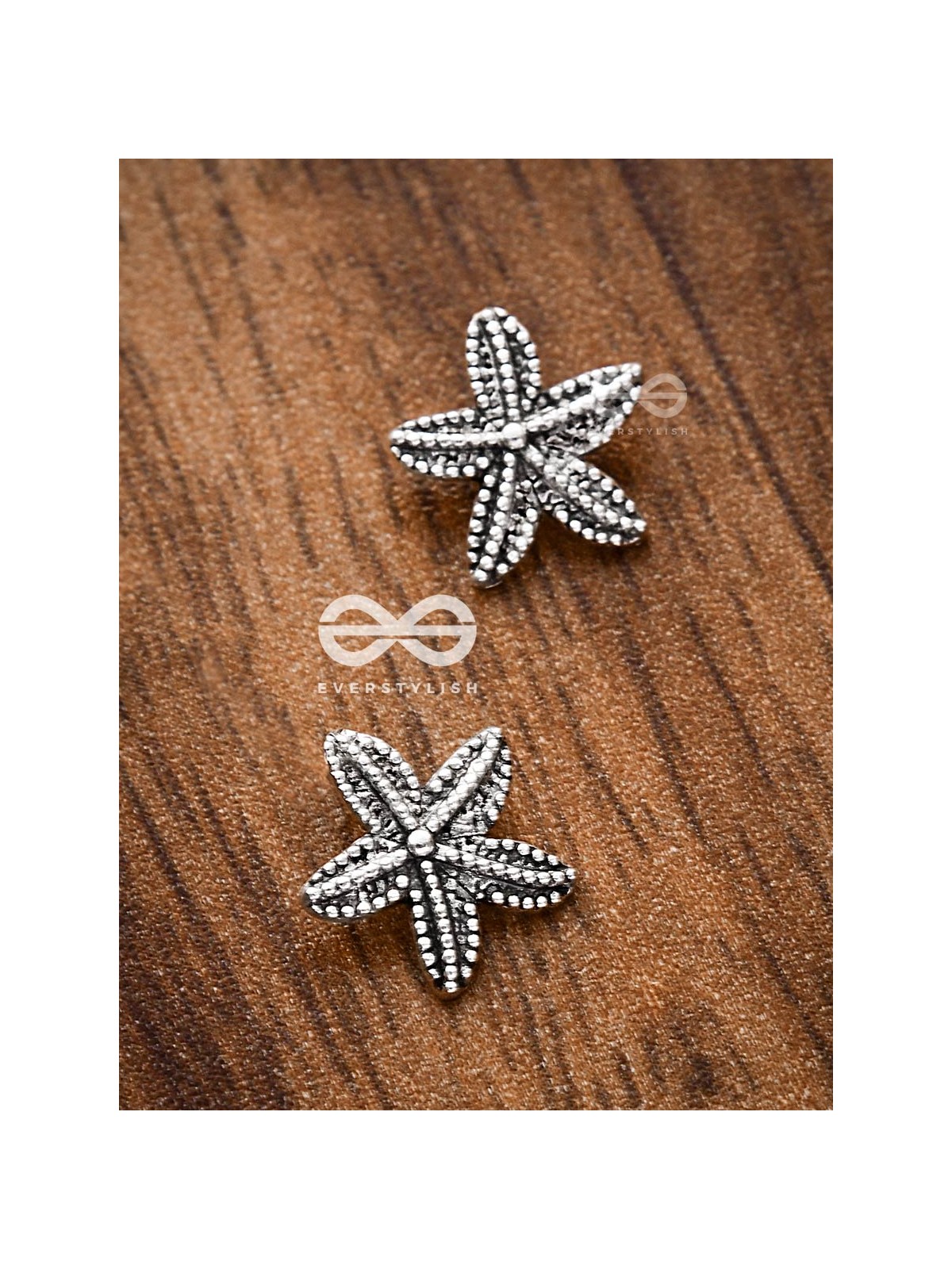 The Little Boho Starfish Studs - Tiny Trinket Earrings