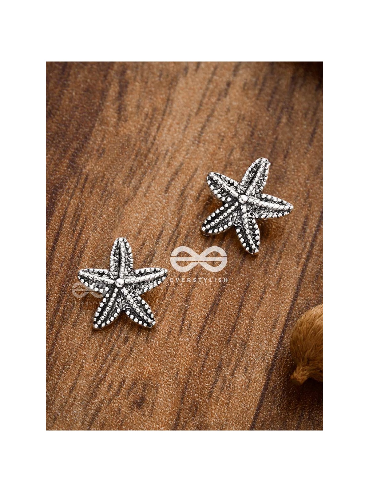 The Little Boho Starfish Studs - Tiny Trinket Earrings