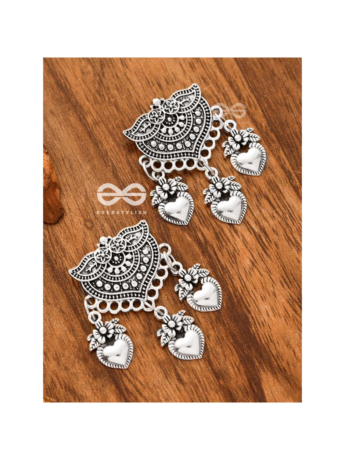 The Artistic Love - Oxidised Boho Earrings