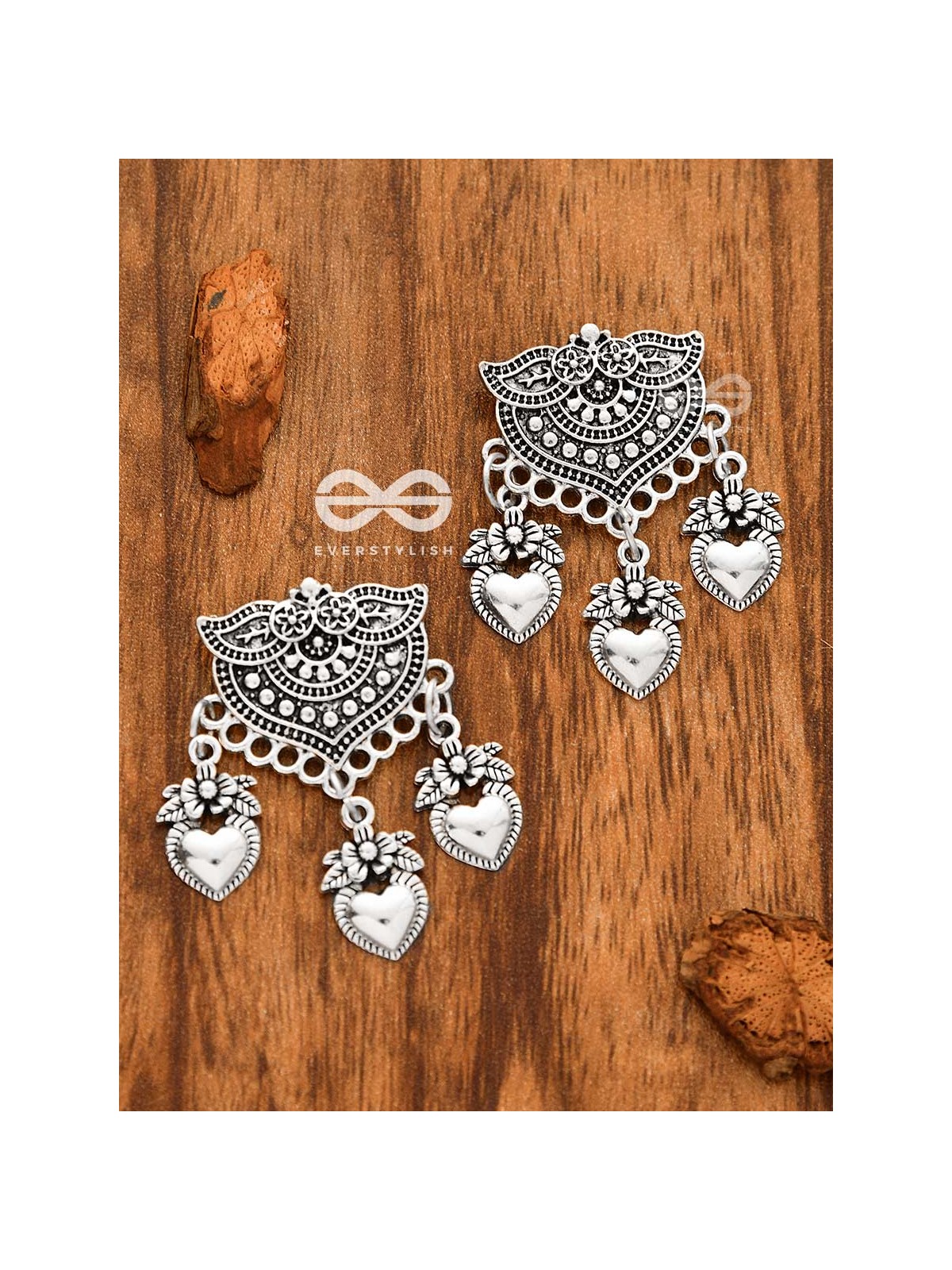 The Artistic Love - Oxidised Boho Earrings