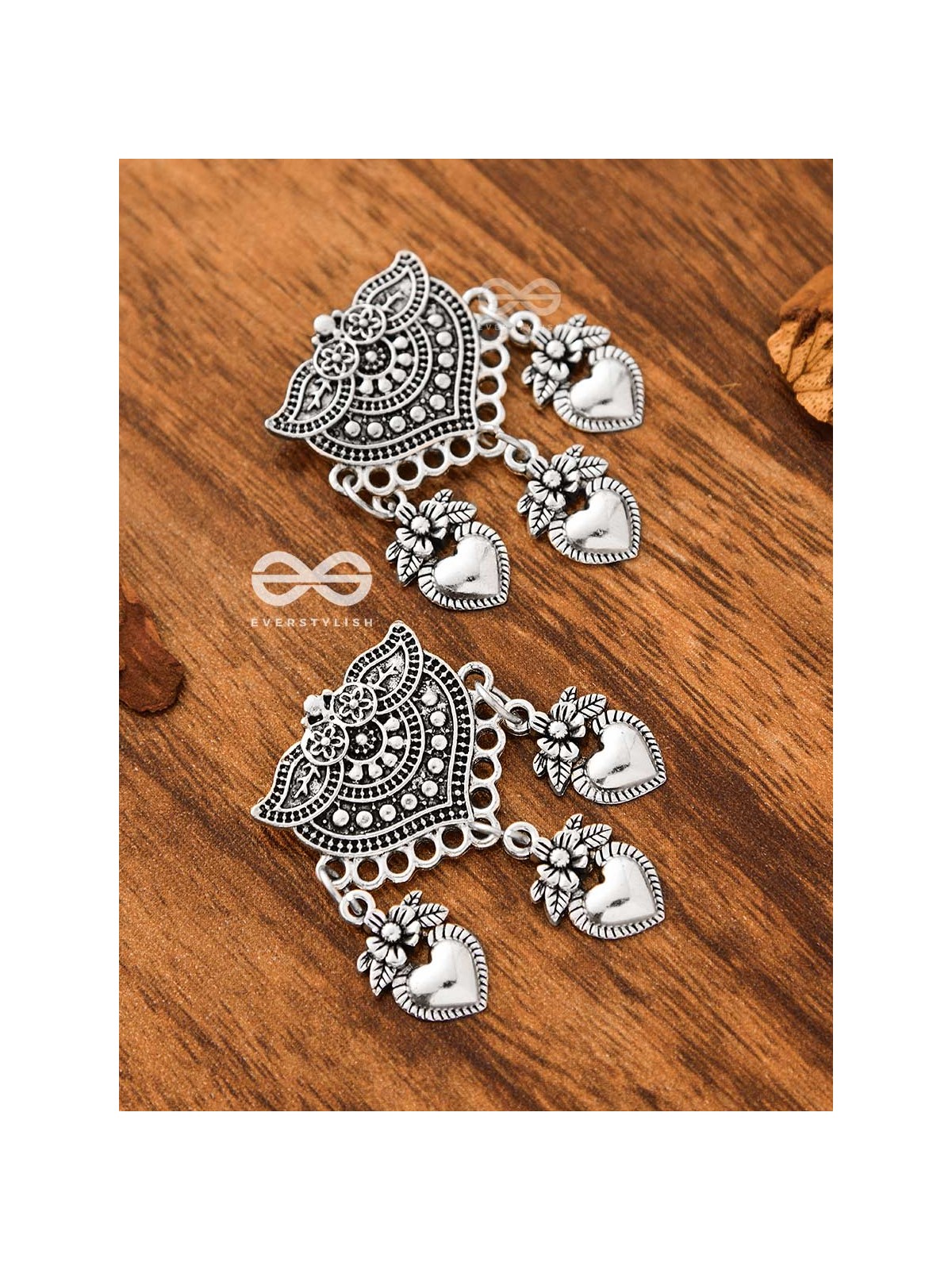 The Artistic Love - Oxidised Boho Earrings