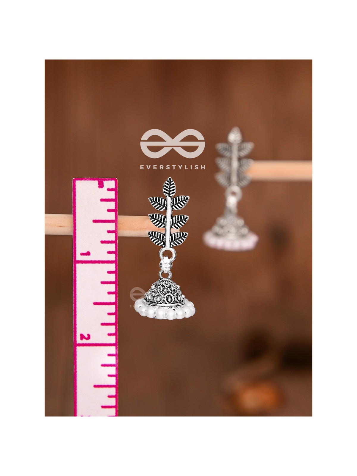 The Little Branch Pearl Jhumki - Tiny Trinket Earrings