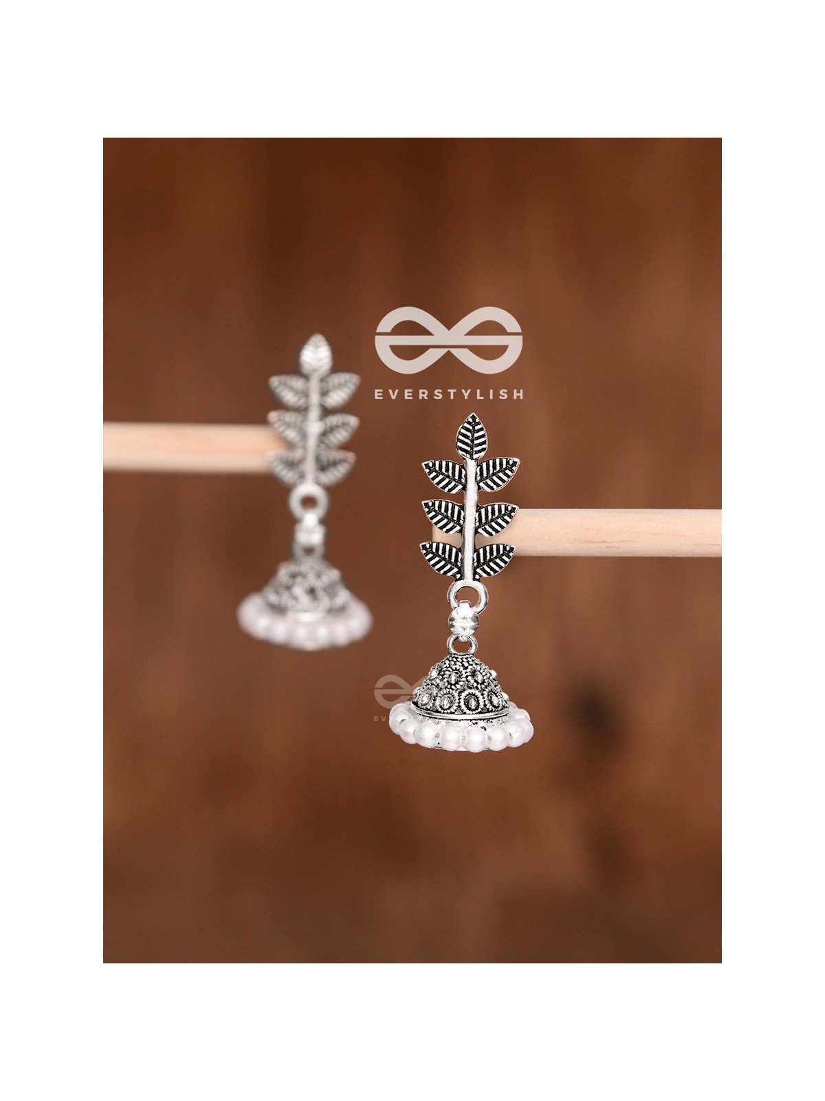 The Little Branch Pearl Jhumki - Tiny Trinket Earrings