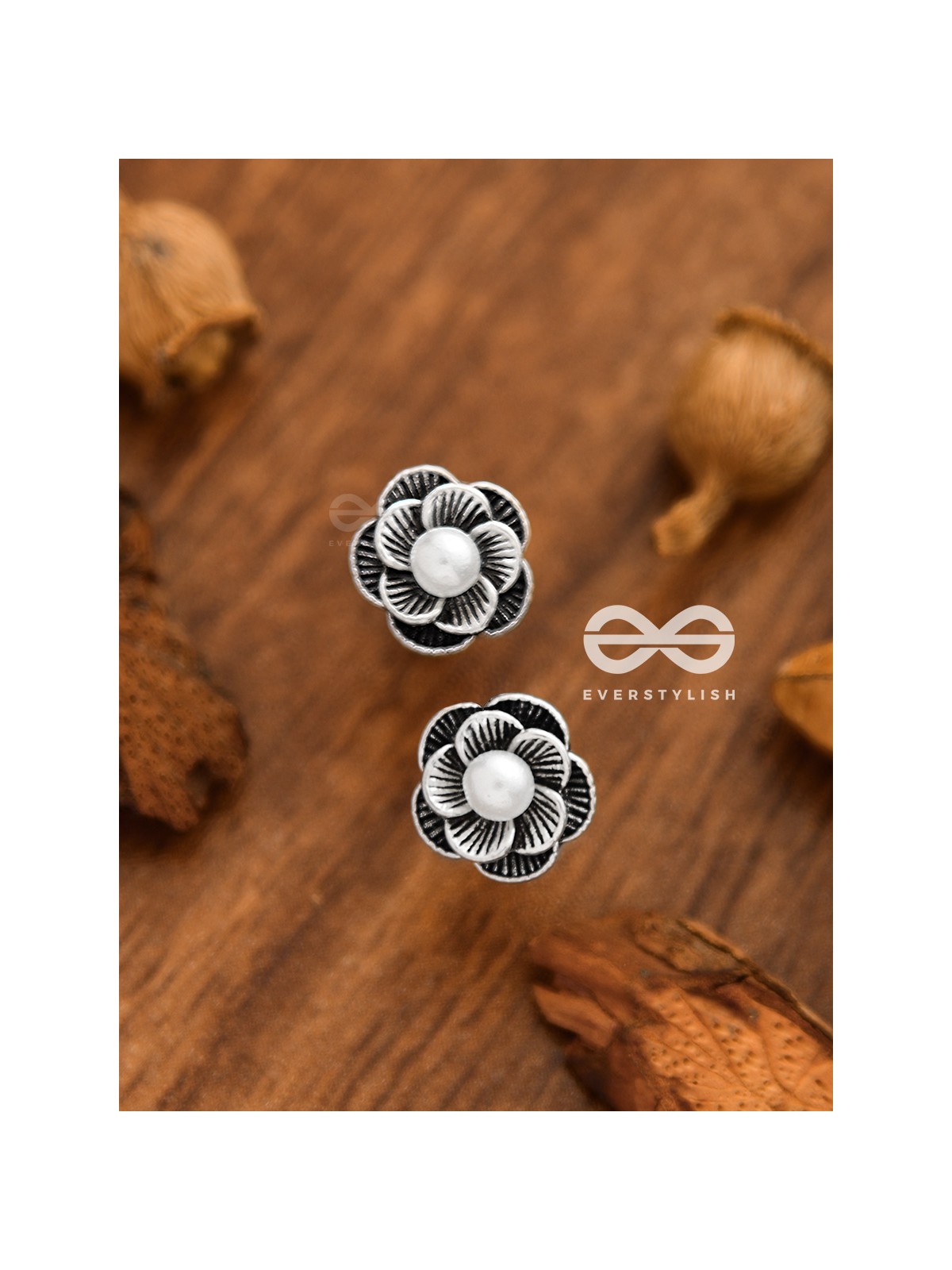 The Little Pearly Florals - Tiny Trinket Earrings