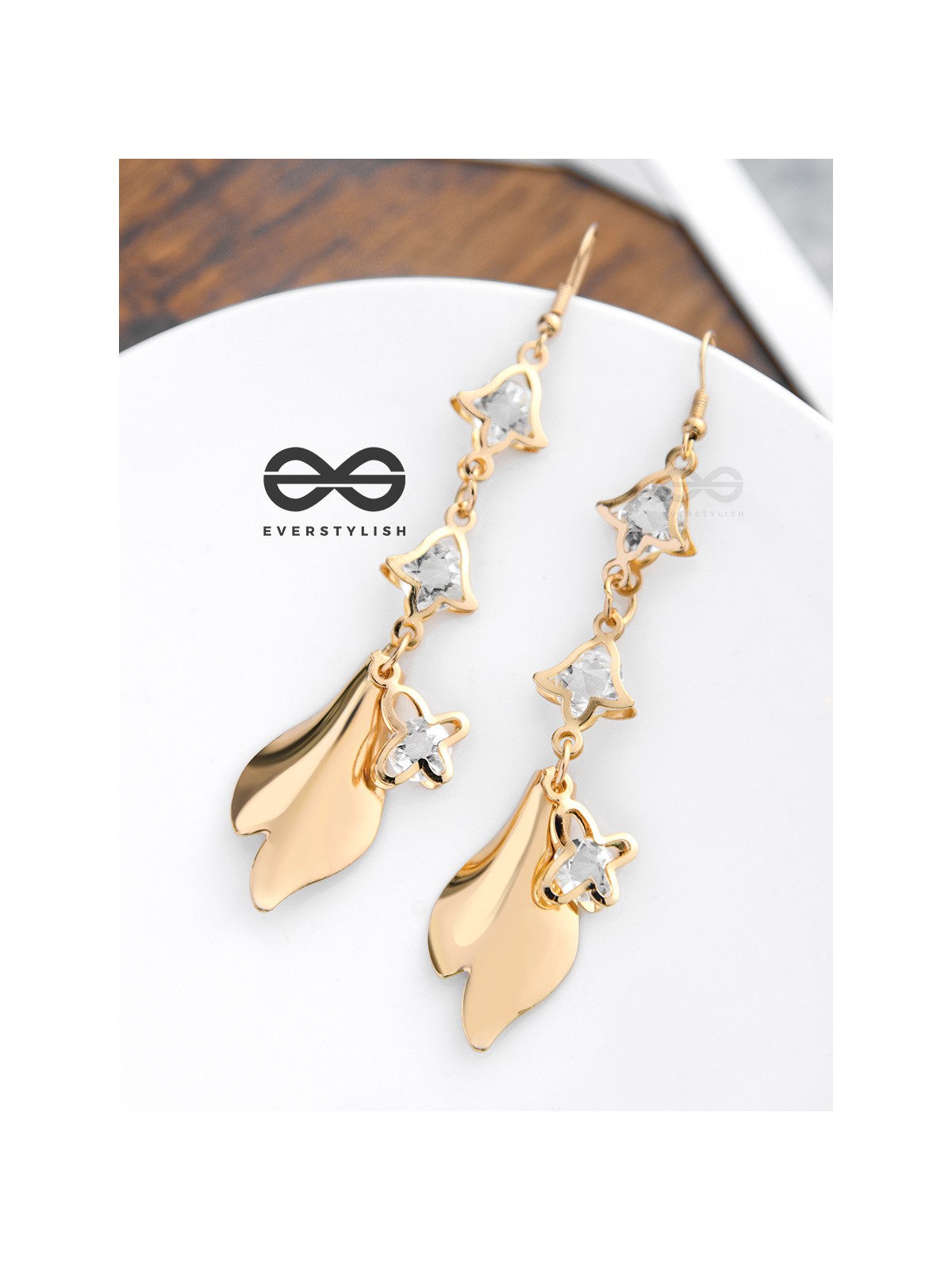 The Dangling Studded Bells - The Golden Charm Collection