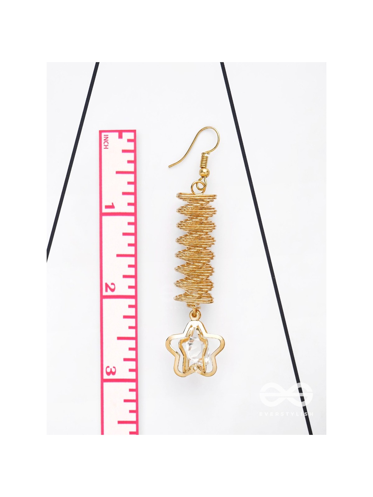 The Spiralling Studded Stars - The Golden Charm Collection