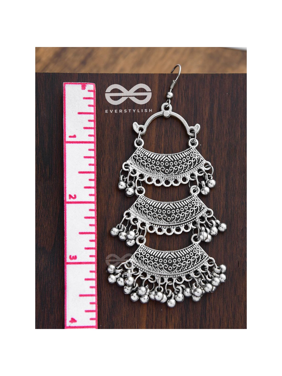 The Bohemian Fantasy- Multilayered statement earrings