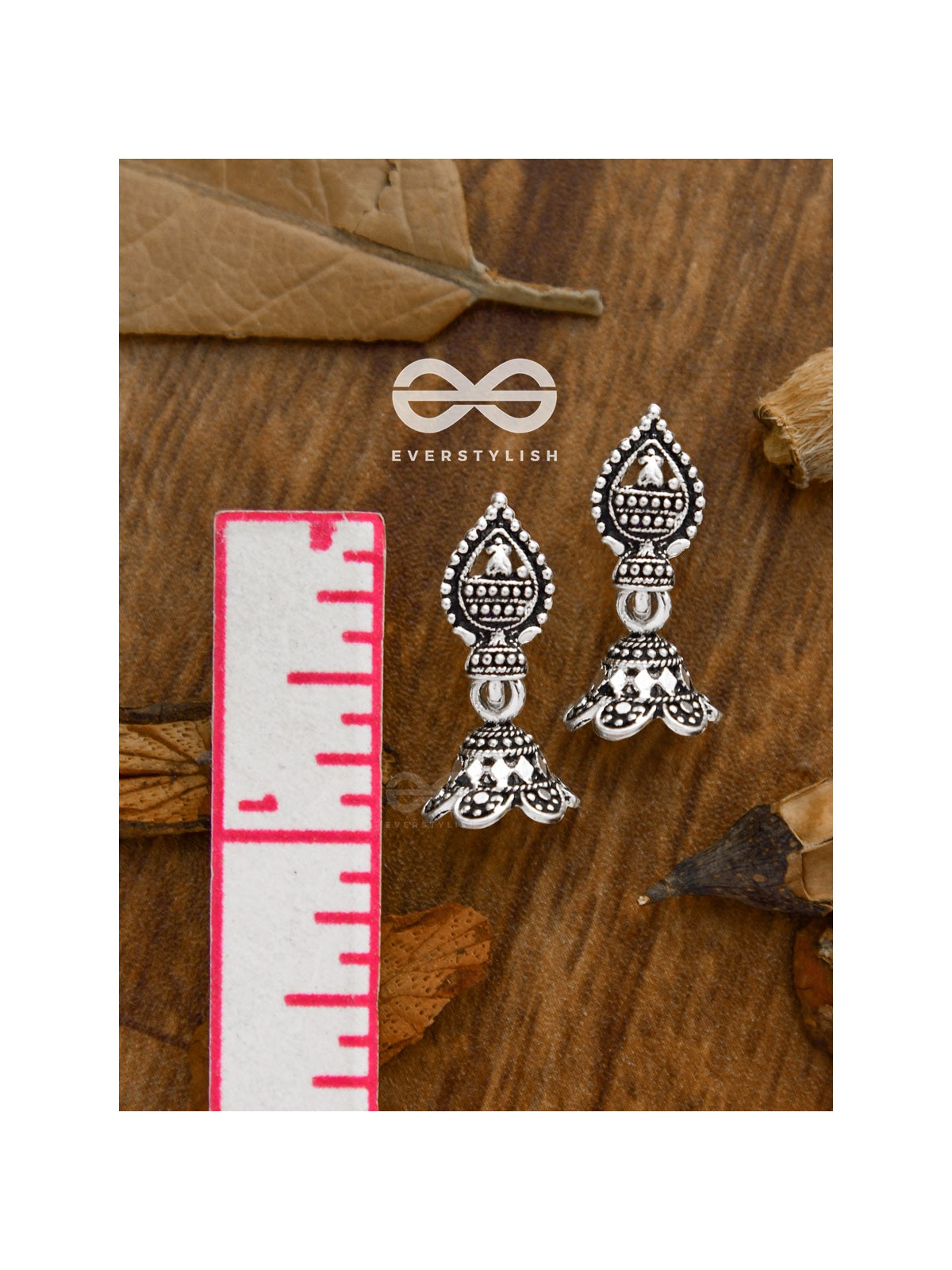 The Little Droplet Jhumki - Tiny Trinket Earrings