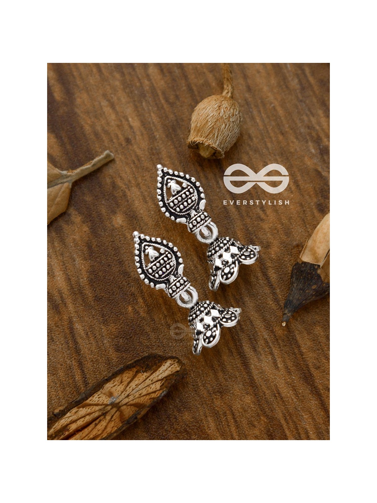 The Little Droplet Jhumki - Tiny Trinket Earrings