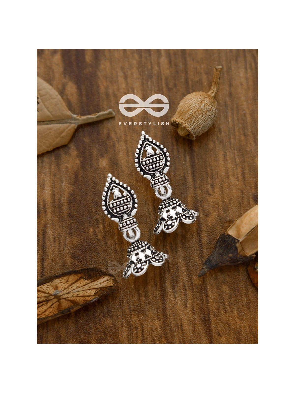 The Little Droplet Jhumki - Tiny Trinket Earrings