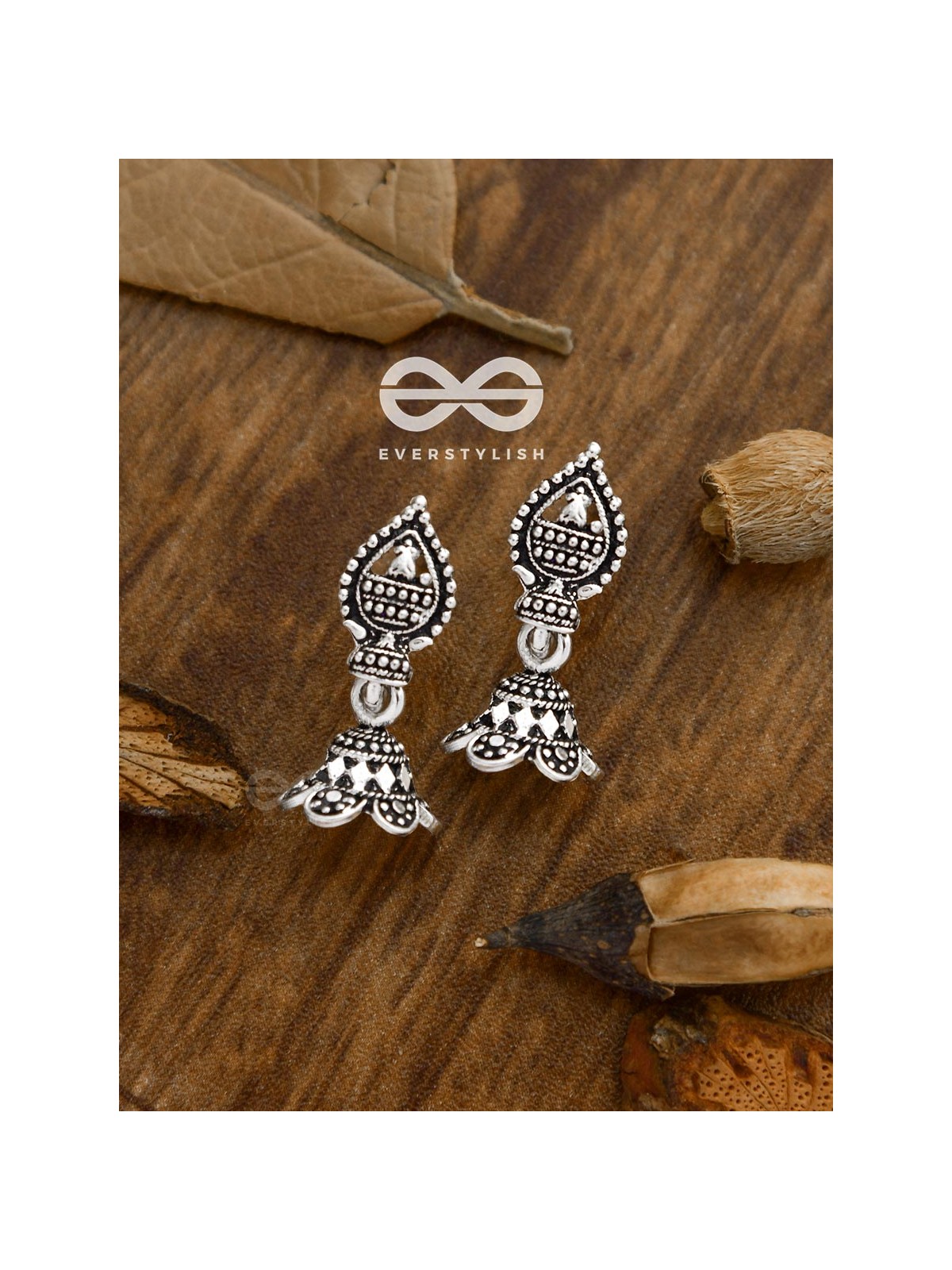 The Little Droplet Jhumki - Tiny Trinket Earrings