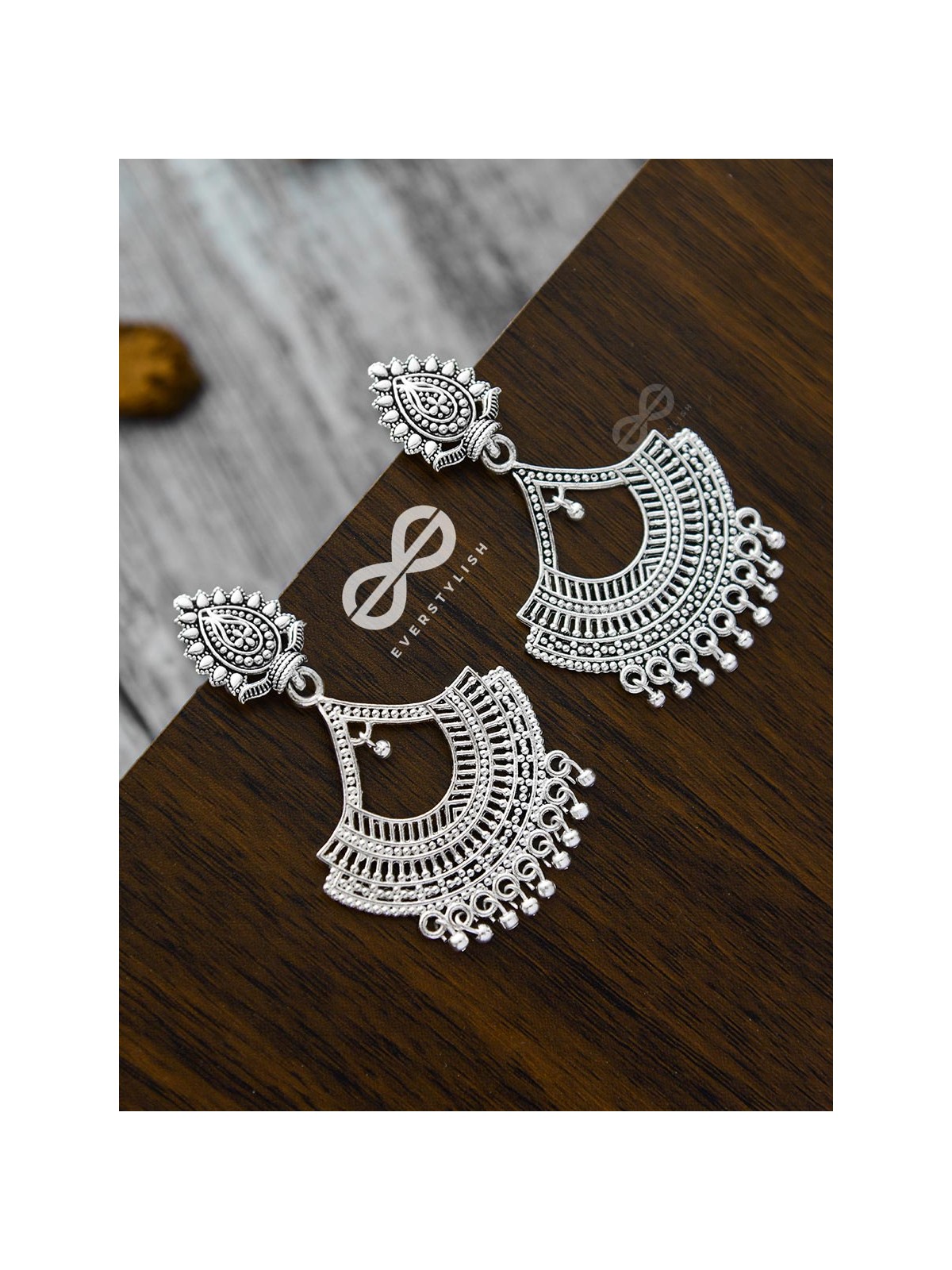 A Little Bohemian Elegance - Oxidised Boho Earrings