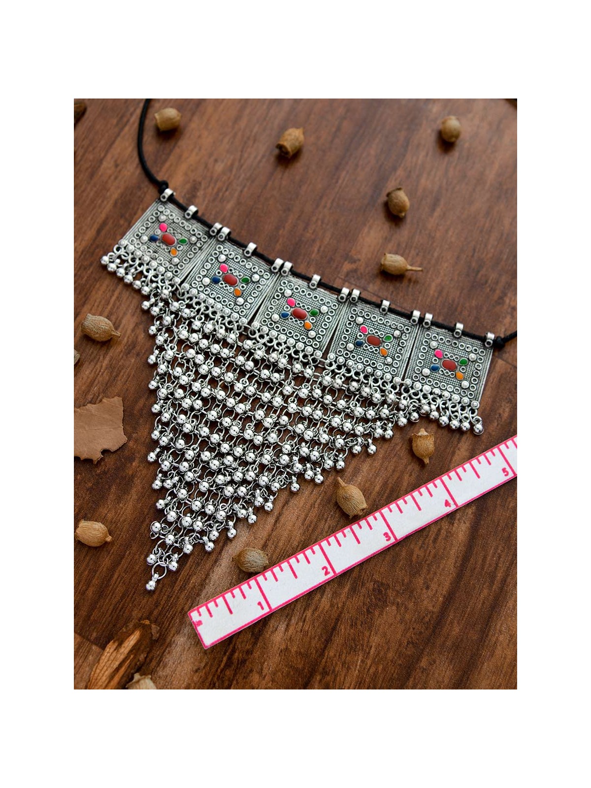 The Statement Enamelled Jhaalar Choker