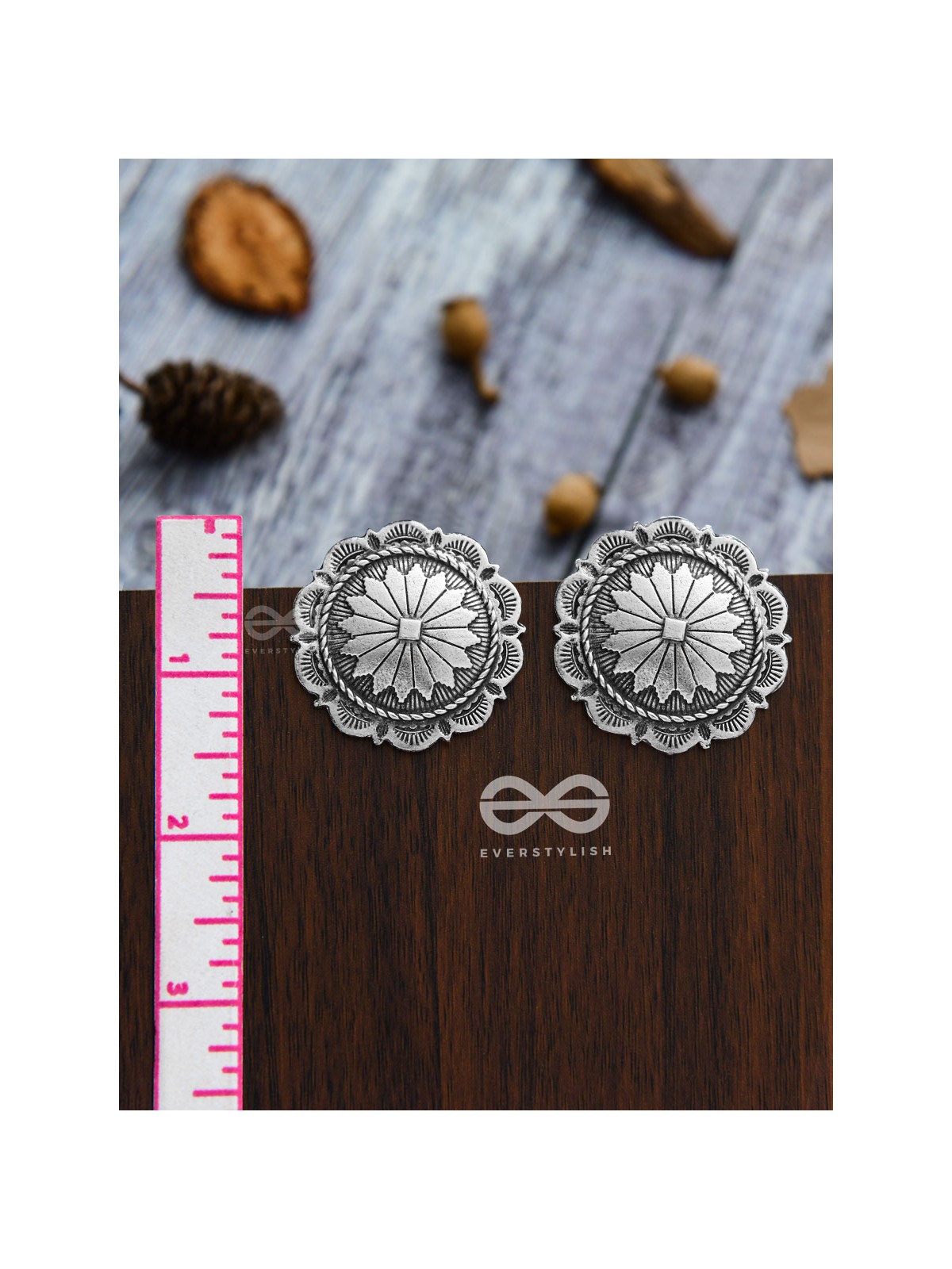 The Eclectic Emblems - Oxidised Boho Earrings