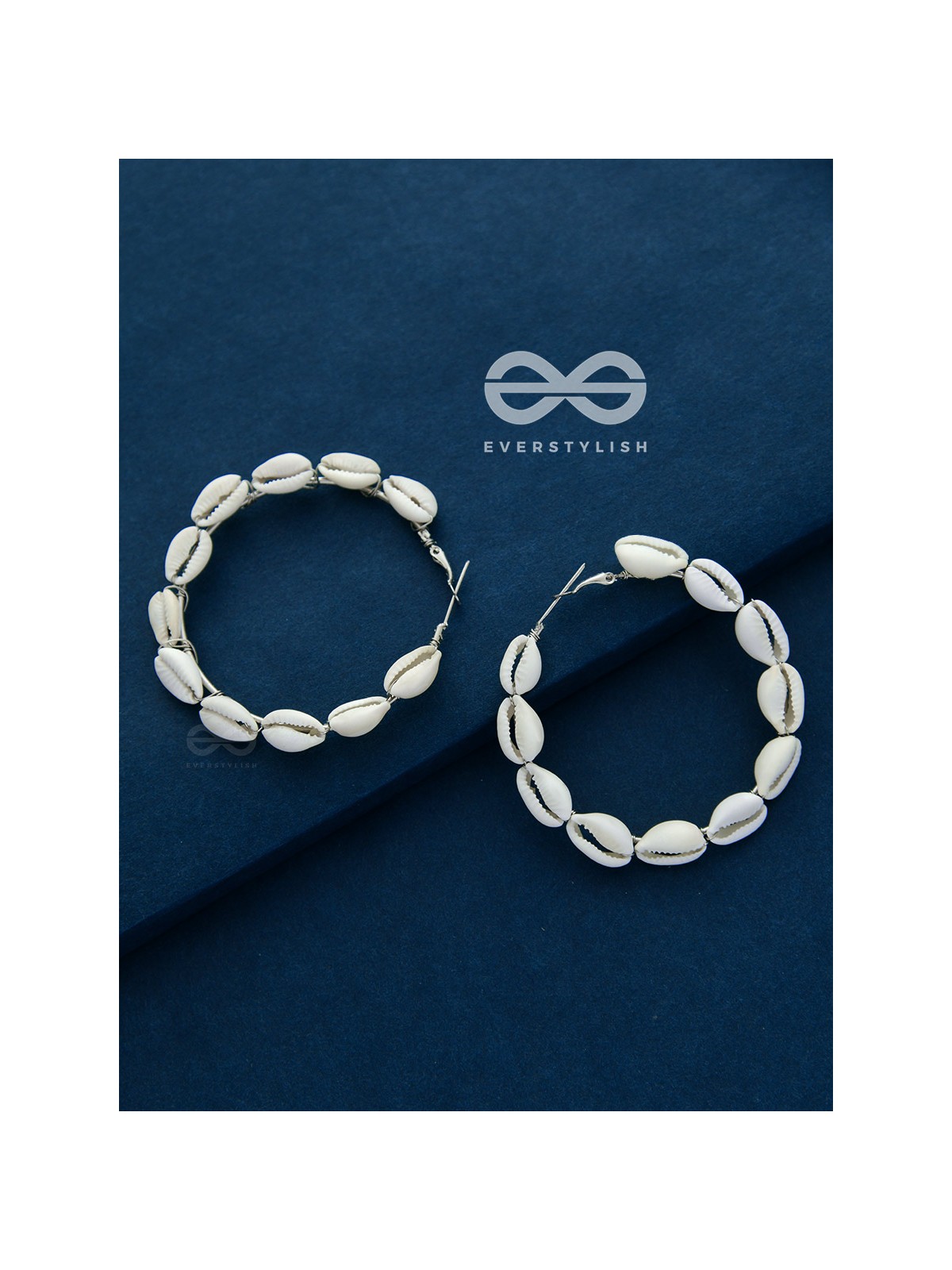 The Essence of Sea - Beautiful Shell Hoops