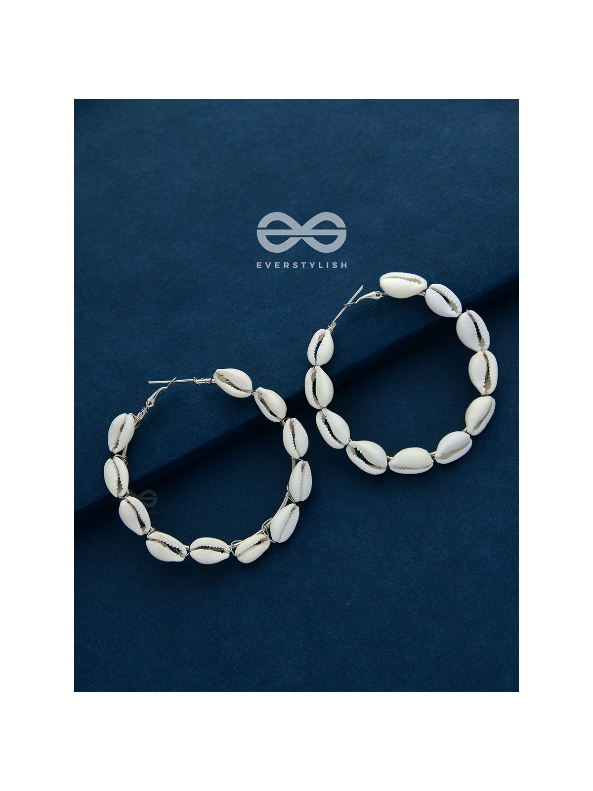The Essence of Sea - Beautiful Shell Hoops