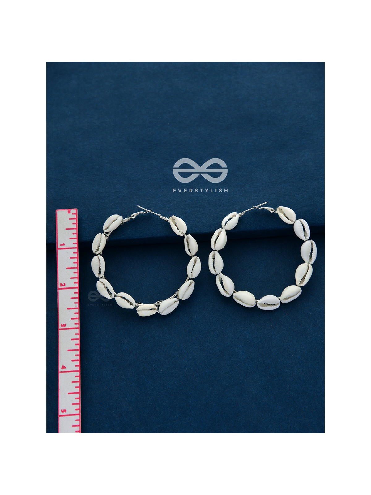 The Essence of Sea - Beautiful Shell Hoops