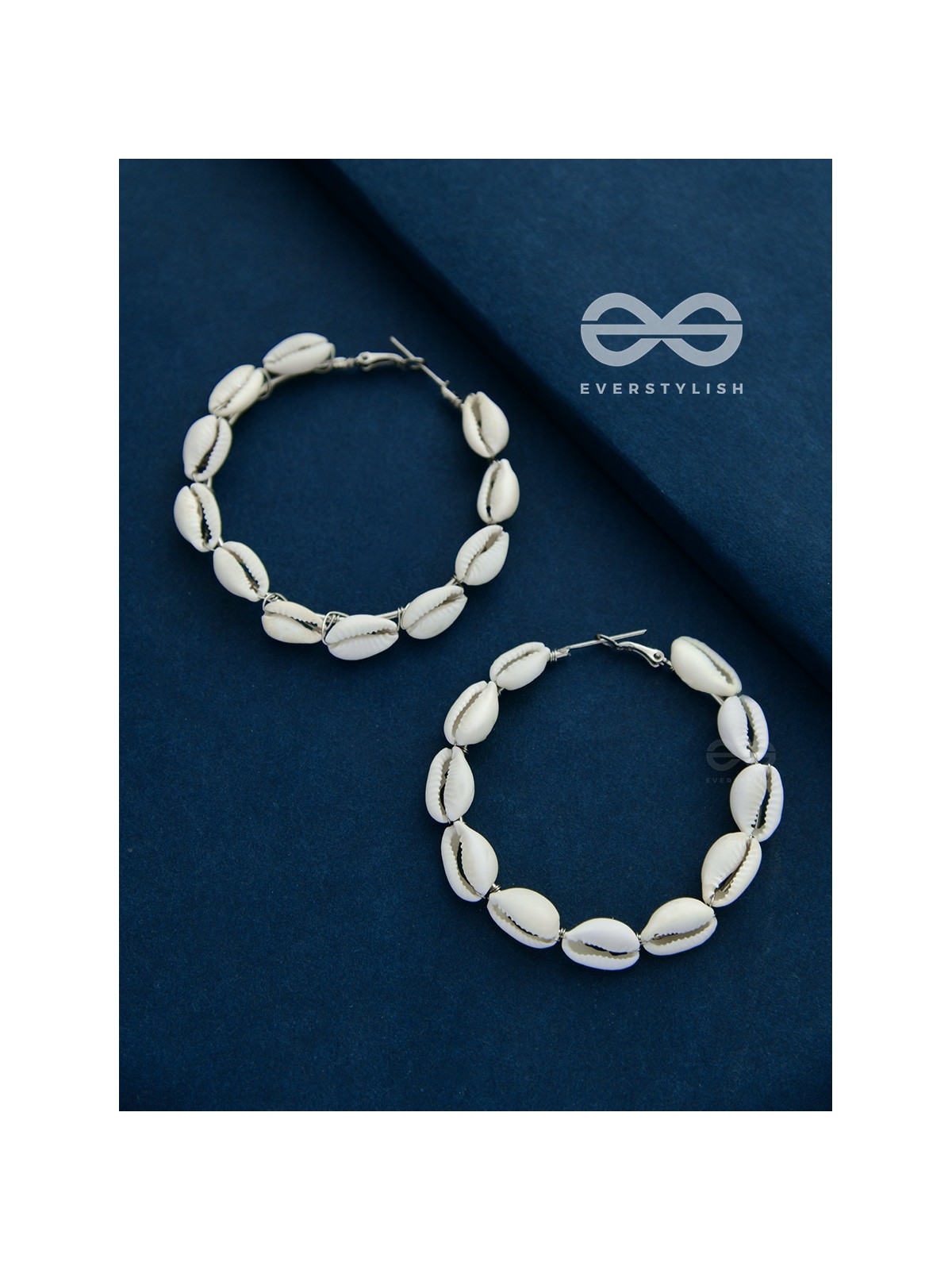 The Essence of Sea - Beautiful Shell Hoops