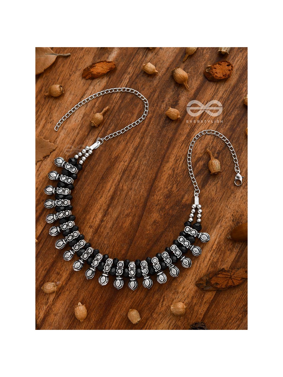 The Bohemian Elegance - Oxidised Statement Neckpiece