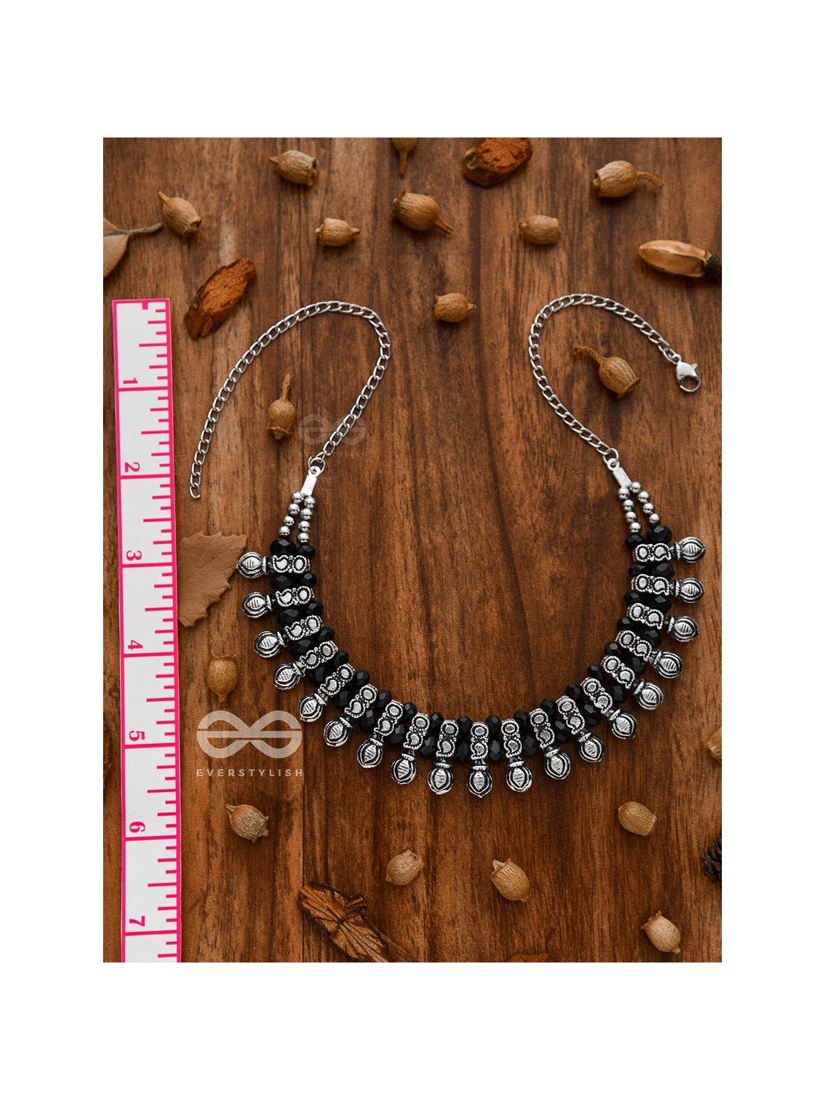 The Bohemian Elegance - Oxidised Statement Neckpiece
