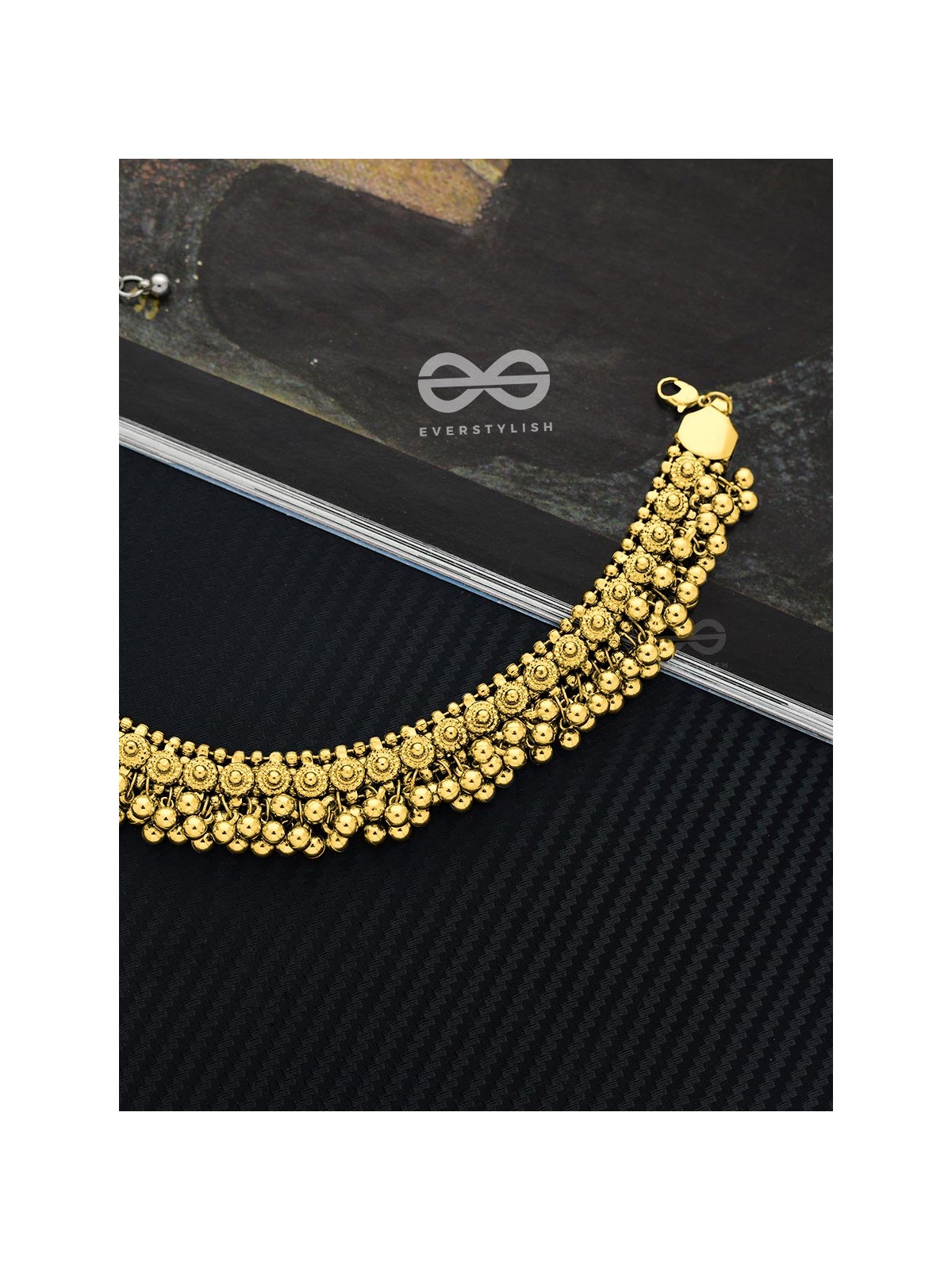 The Bohemian Classic - Oxidised Statement Necklace (Golden)