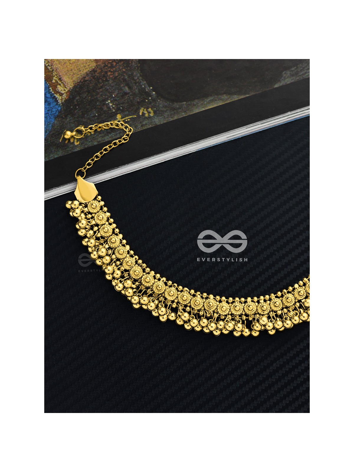 The Bohemian Classic - Oxidised Statement Necklace (Golden)