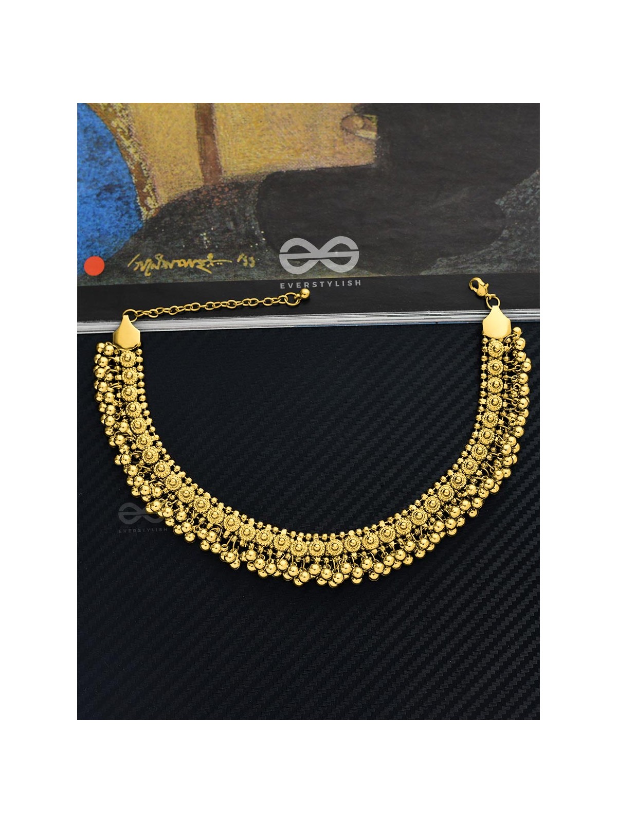 The Bohemian Classic - Oxidised Statement Necklace (Golden)